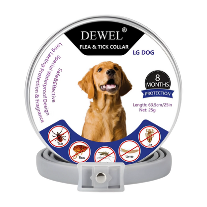 DEWEL Flea & Tick collar for dogs