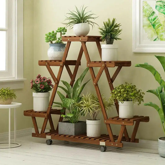 Wooden Plant Stand Indoor