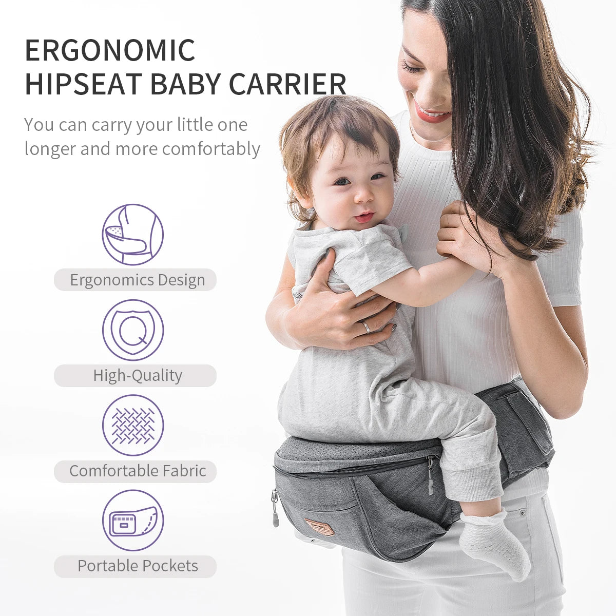 Tom Hip Seat Baby Carrier