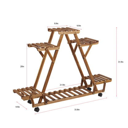 Wooden Plant Stand Indoor