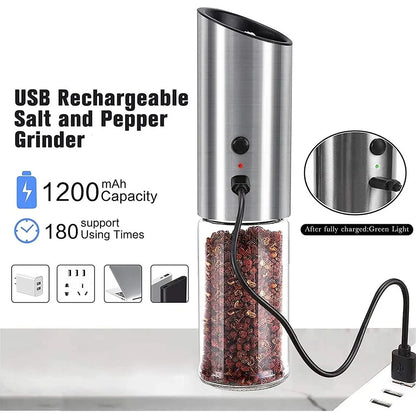 Metal Electric Salt and Pepper Grinder