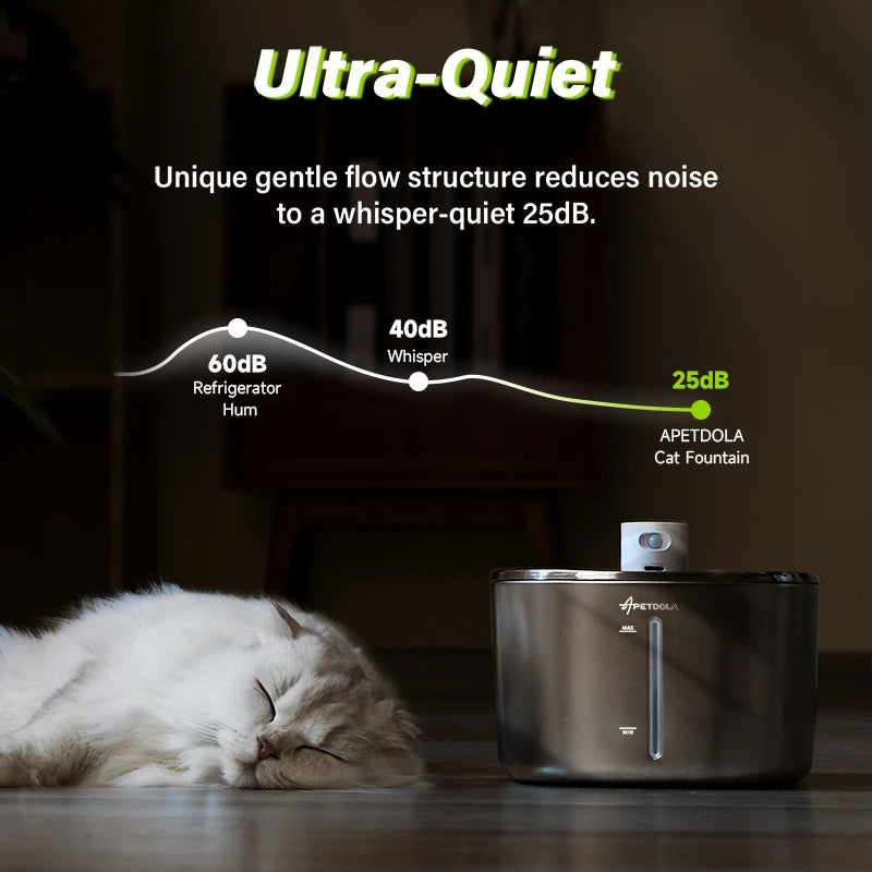 TomSip Wireless Cat Water Fountain