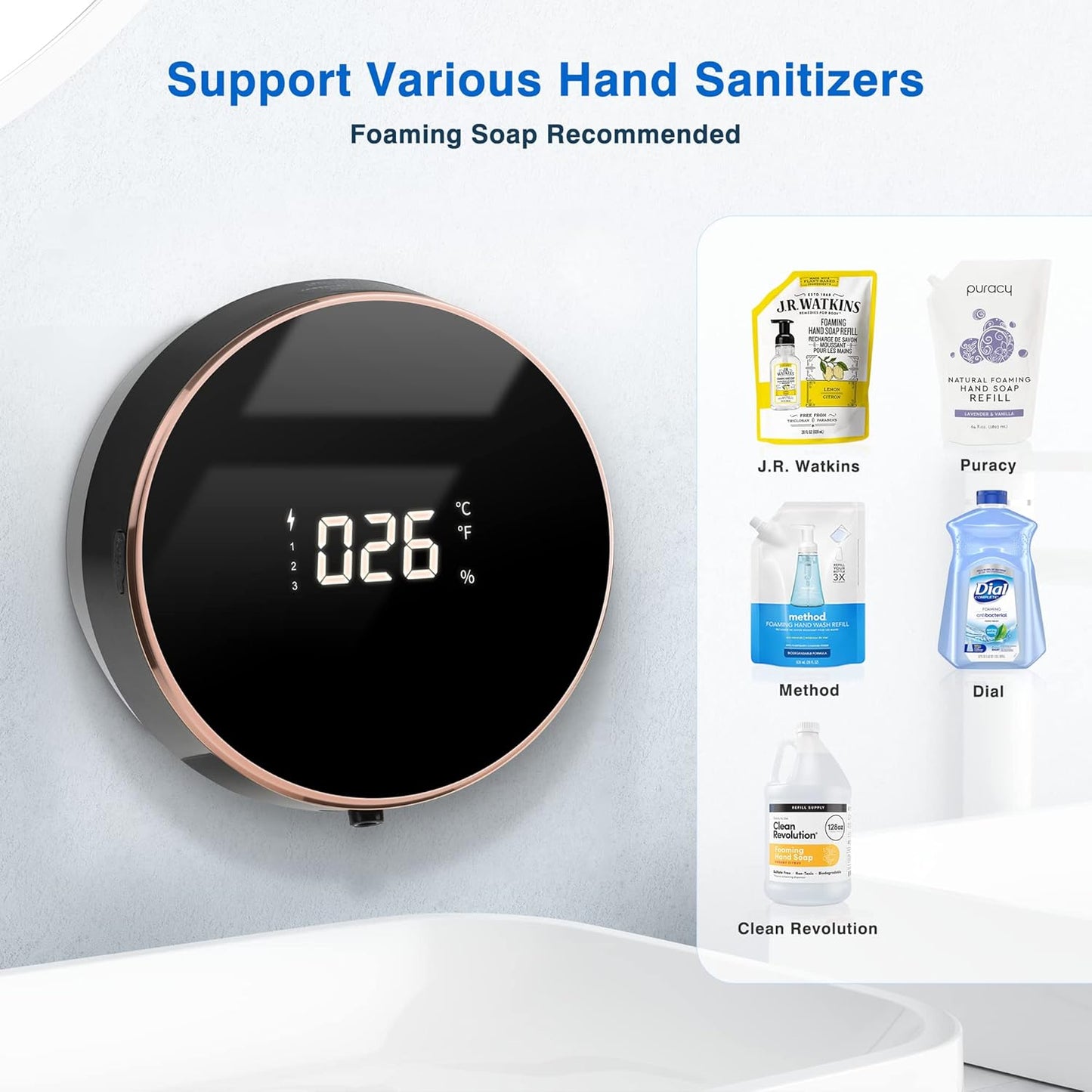 TomRound Automatic Soap Dispenser