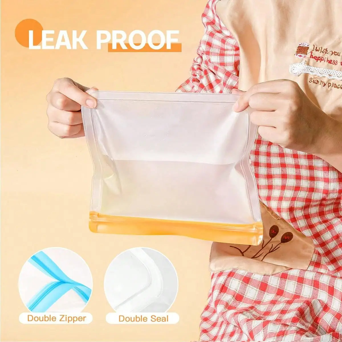 TomPacks Reusable Silicone Bags