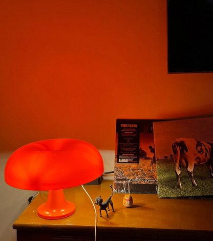 Orange Mushroom Table Lamp