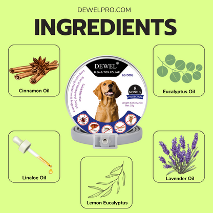 Ingredients - DEWEL Flea & Tick collar for dogs
